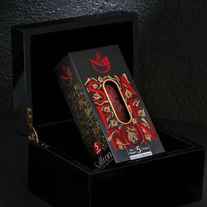 Caja de ventana de diseño personalizado Premium amarillo naranja vibrante para café vitamina aperitivos fruta seca Chocolate embalaje servicios de impresión - Product Image 3