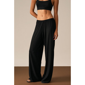 ETHIQUET UNDEA Pantalon de survêtement pour femme en tissu viscose doux et extensible, coupe ample et confortable - Product Image 2