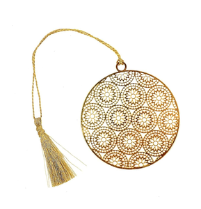 Nueva llegada marcapáginas de latón hecho a mano accesorios de regalo de forma redonda embalaje personalizado y envío rápido - Product Image 1