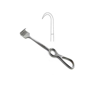 พรีเมี่ยม Volkman Retractor 8.5" Sharp 6 Prongs เครื่องมือผ่าตัดสแตนเลส Volkman Retractor คู่มือเครื่องมือผ่าตัด - Product Image 1