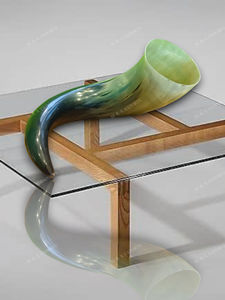 Authentique 5-7 litres Buffle Corne à boire Style Viking Alimentaire Sûr Hydromel Historique Écologique Décoration Poli En Gros - Product Image 6