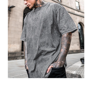 Meilleure qualité T-shirts pour hommes Vêtements Mode décontractée OEM Logo Nouveau design Personnalisé Surdimensionné T-shirts pour hommes Fournisseur de BD - Product Image 5