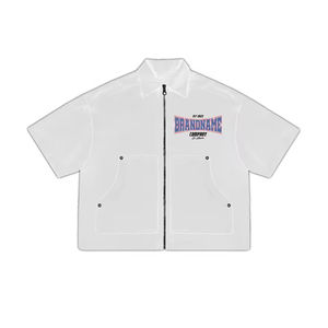 Camiseta con cremallera para entrenamiento de gimnasio de verano para hombre, ropa de entrenamiento deportiva informal ajustada transpirable, ajuste extragrande de algodón 100% - Product Image 3