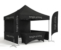 Tente pliante hexagonale 10x10 en aluminium, imperméable, avec logo personnalisé, pour salon professionnel, exposition, utilisation intérieure et extérieure, pliable, simple