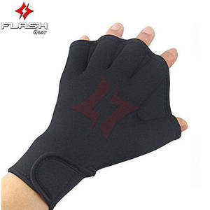 Gants de football en polyester à logo personnalisé, à doigts entiers, durables, antidérapants, extensibles, pour l'entraînement de natation, le fitness, les sports nautiques, la natation - Product Image 5