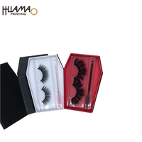 Boîte cadeau magnétique gothique en forme de cercueil, personnalisable avec logo imprimé, emballage rigide mat pour faux cils, bijoux de piercing et coffrets cadeaux