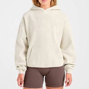 Sudadera con Capucha Extra Grande de Atletismo, Sudadera de Algodón y Poliéster con Forro Polar, Dobladillo y Puños Acanalados, Impermeable, de Alta Calidad - Product Image 4