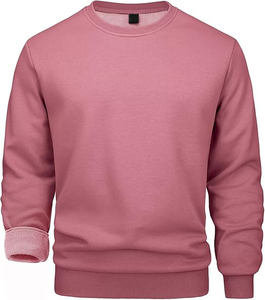 Sudaderas de cuello redondo blancas de forro polar ecológico personalizadas para mujer OEM al por mayor, de algodón grueso con hombros caídos para invierno - Product Image 6