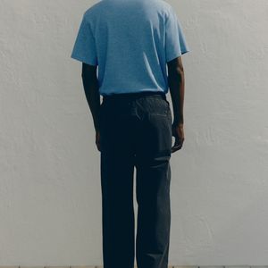 Meilleure vente 100% coton pour hommes coupe ample conception unie hommes nouveau coton léger haute qualité hommes t-shirts - Product Image 4