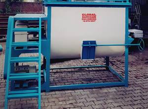 Machine de mélangeur de ruban triple de nouvelle technologie GRM-50 l'alimentation animale mélangeant l'alimentation de volaille mélangeant la machine de mélangeur de poudre sèche - Product Image 2