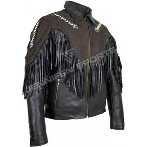 Blouson en cuir pour moto pour homme, cuir de vache véritable, coupe-vent, vêtements de sport, poches avant, fermeture éclair authentique, doublure matelassée - Product Image 2