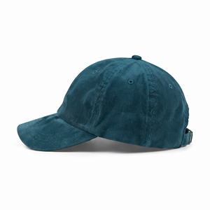Casquette de baseball en velours côtelé brodée, vente en gros, logo personnalisé, haute qualité, OEM ODM, faible MOQ, unisexe, 6 panneaux, réglable, style décontracté - Product Image 2