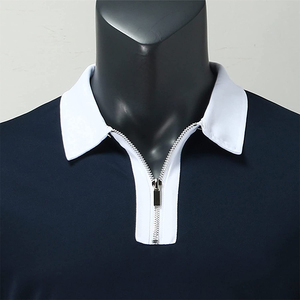 Venta al por mayor de los hombres gimnasio camiseta Casual Slim Fit manga larga 100% algodón tejido de punto 220 gramos de peso patrón sólido - Product Image 3