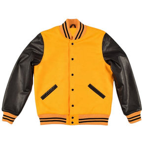 Customized Colors Latest <b>Maximize</b> Wear Varsity Jacket 100% Cotton Woolen Fashion Long Men Stand Collar Front Logo - Product Image 1