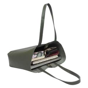 High Quality Handmade <b>Khaki</b> Smooth Genuine Leather Designer Bag Unlined Vintage Style Direct from India's <b>Top</b> Supplier - Product Image 4