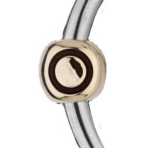 Mors à double articulation Pelham, embouchure en cuivre, acier inoxydable, mors d'entraînement équestre, équipement d'équitation et contrôle du cheval - Product Image 4