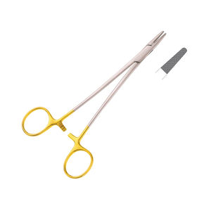 Portaagujas Nagata de Alta Calidad, Modelo 'TC', 11.5 cm, Pinzas de Acero Inoxidable para Sujetar Agujas de Volgocare International - Product Image 4