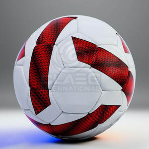 Balón de fútbol de PU cosido a mano de fábrica, hecho de cuero, PVC, partido similar, balón de fútbol de Pakistán - Product Image 3