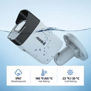 ANNKE C500 3K 5MP 4 pezzi Set PoE IP telecamera di sicurezza 100 <span class=keywords><strong>FT</strong></span> <span class=keywords><strong>IR</strong></span> AI di rilevamento del veicolo umano microfono SD Card Slot telecamera CCTV IP67 - Product Image 6
