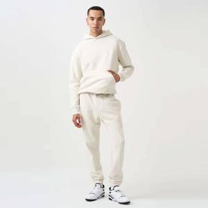 เสื้อกันหนาวขนแกะรุ่นงาช้างของผู้ชาย-ชุดสองชิ้นให้ความอบอุ่นและทนทานสำหรับอากาศหนาวเหมาะสำหรับสวมใส่สบายๆ - Product Image 4