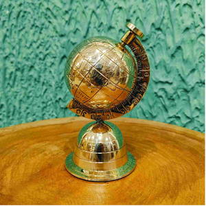 Timeless Elegance Brass Figurine 'Satyamev Vajayate' Art Deco for Table <b>Top</b> Office Home Decor Gift Ideas Wholesale Price India - Product Image 5