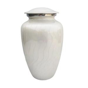 Adult Cremation Urn For Ashes Deep Blue Color Lacquered Coating Memorial Urns <b>Funeral</b> <b>Supplies</b> Metal Human Ashes Urn Centerpiece - Product Image 3