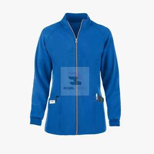 Veste de gommage avec fermeture à glissière complète pour soins infirmiers médicaux Vestes de gommage pour hôpitaux à manches longues - Product Image 6