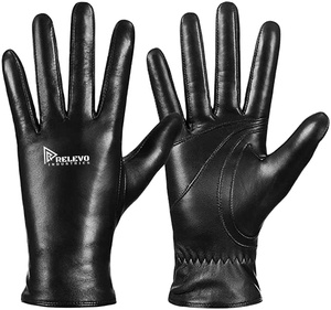 Wholesale Stylish Manufacturer Sheepskin Ladies Winter Thick Touch Screen Winter Genuine And Comfortable Leather <b>Gloves</b> - Product Image 1