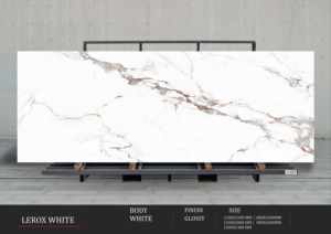 Elegancia de Piedra Pulida Transmitida a Través de Baldosas de Porcelana Brillante de 800x2400 mm - Product Image 2