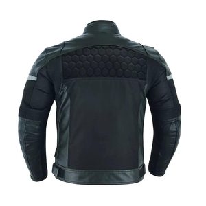 Chaqueta de Motociclista de Cuero Genuino Hecha a Mano, Chaqueta de Motociclista Profesional Personalizada, Todas las Tallas y Colores - Product Image 2