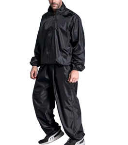Impermeable para Motocicleta Negro para Adultos, Traje Impermeable, Conjunto de Pantalones para Hombre, Ropa de Lluvia para Senderismo, Impermeable, Cortavientos - Product Image 1