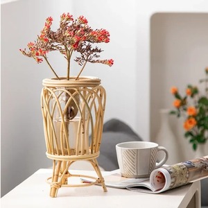 Customized Size Large Rattan Holders for <b>Plant</b> <b>Pots</b> Outdoor Wicker Display Holder <b>Stand</b> for Garden Flowers and <b>Plants</b> - Product Image 6