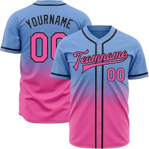 Personnalisation Logo numéro de nom de l'équipe américaine de Houston T-shirt pas cher unisexe maillot de baseball cousu sur mesure - Product Image 1