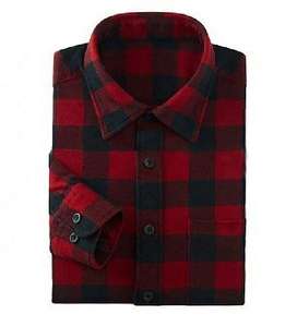 Camisa clásica a cuadros de franela a cuadros para hombre, camisas informales de algodón de manga larga con botones, 2 bolsillos en el pecho, puños ajustables, transpirables - Product Image 6