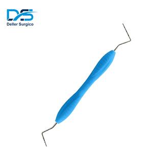 Sonde parodontale de laboratoire dentaire en acier inoxydable à code couleur, pièce à main perio-scaler pour le nettoyage et le remplissage, autoclavable manuellement - Product Image 2