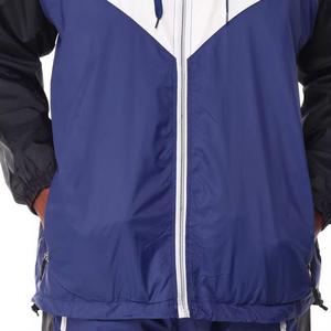 Ensemble de survêtements d'hiver imperméables pour femmes grandes tailles, deux pièces, veste coupe-vent zippée, pantalon et veste coupe-vent personnalisés - Product Image 3