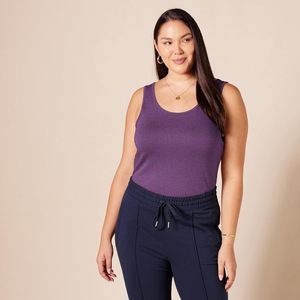 เสื้อกล้ามสตรีทรงสั้น แห้งเร็ว ระบายอากาศดี เป็นมิตรกับสิ่งแวดล้อม เนื้อผ้านิตเนื้อนุ่ม สวมใส่สบาย ยืดหยุ่น ให้ความรู้สึกสดชื่น ทันสมัย - Product Image 6