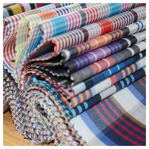 Tissu teint en fil de haute qualité KVR 100% techniques et matériaux de style de conception personnalisables aux États-Unis pour l'exportation - Product Image 5