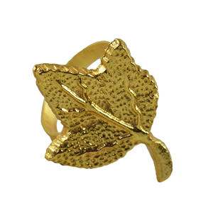 Anneau de serviette en or musical, design d'ange, porte-serviettes, idéal pour les mariages, les fêtes, les restaurants, la décoration de table - Product Image 4