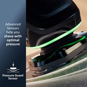 Afeitadora Eléctrica Negra para Hombre, Uso en Seco y Húmedo, Triple Cuchilla, IPX7, Afeitadora Facial Rotatoria, Lavable, Repuesto - Product Image 5