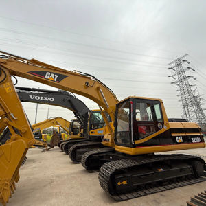 Excavadora sobre orugas Caterpillar 320BL usada en buenas condiciones 20t hidráulica con componentes de engranaje de motor central a la venta a bajo precio - Product Image 1