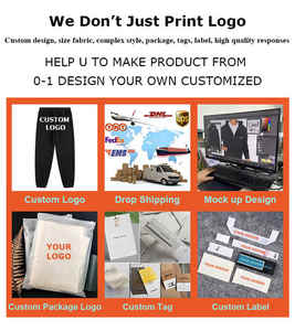 กางเกงวิ่งผ้าฝ้ายหนาสำหรับทุกเพศกางเกงวอร์มผ้าเฟรนช์เทอร์รี่ไซส์ใหญ่พิเศษพิมพ์ลายกำหนดเองโลโก้เอวกันลมไซส์ใหญ่พิเศษถัก - Product Image 3