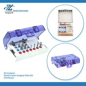 Kit de taladro quirúrgico más rápido Instrumentos dentales y de implantes Manual de acero inoxidable de alta calidad Hecho en Pakistán - Product Image 2