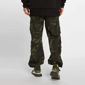 Pantalon cargo camouflage 100% coton de haute qualité pour hommes étudiants, respirant, avec poches, pantalon d'extérieur léger, style décontracté - Product Image 2