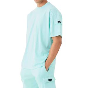 2025 nouveauté hommes coton ensemble court meilleure qualité tissu 100% coton Logo personnalisé impression Collection d'été 2026 - Product Image 4