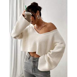 Women's Handmade Ribbed Long Sleeve <b>Cardigan</b> <b>Sweater</b>-Breathable Warm Fashion Print Button Design - Product Image 6