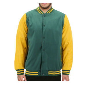 Veste universitaire de baseball d'hiver avec logo personnalisé de haute qualité pour hommes mince Streetwear broderie en chenille CollegeBaseballjacket pour hommes - Product Image 5