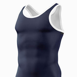 Ropa Deportiva Elegante para Hombre, Chaleco Deportivo con Logotipo Personalizado, Color Sólido, Transpirable, Ecológico, de Algodón/Fibra de Bambú - Product Image 4