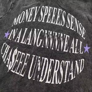 High Quality Oversized Heavy Weight Cropped Drop Shoulder Box <b>Hoodie</b> Print Cut Edge Custom Raw Hem <b>Hoodie</b> for Men - Product Image 5