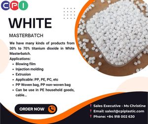 Masterbatch de relleno de PE blanco para moldeo por inyección y extrusión de productos de plástico para el hogar de Vietnam Factory + 84918002630 - Product Image 2
